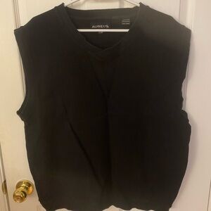 AUREUS navy vest, 100% cotton.